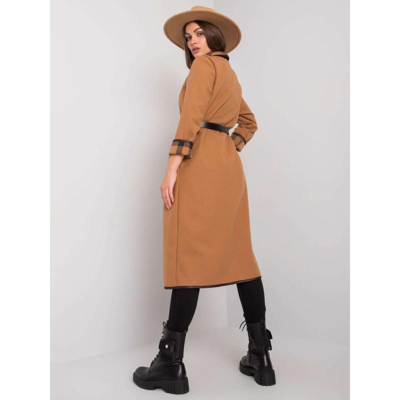 Női öves kabát ANNIS caramel
