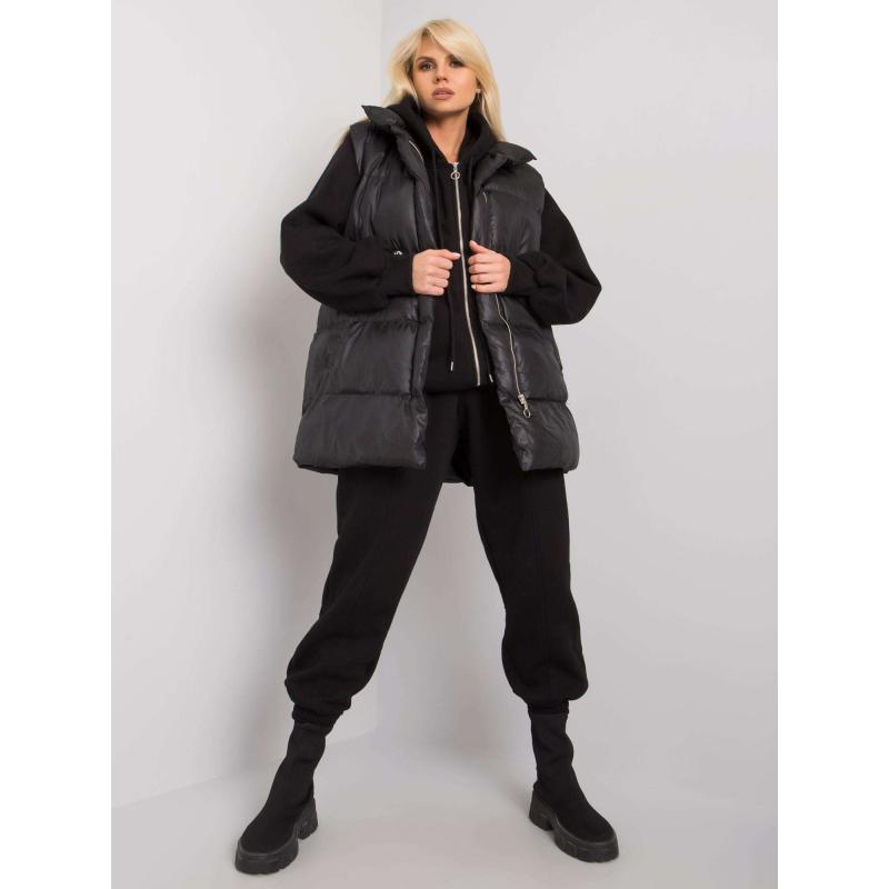 Női szett mellénnyel ABIGAIL fekete