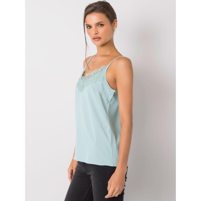 Dámsky čipkovaný top ALENNA mint