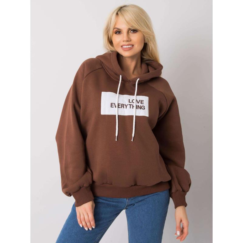 Női szigetelt pulóver DINA barna