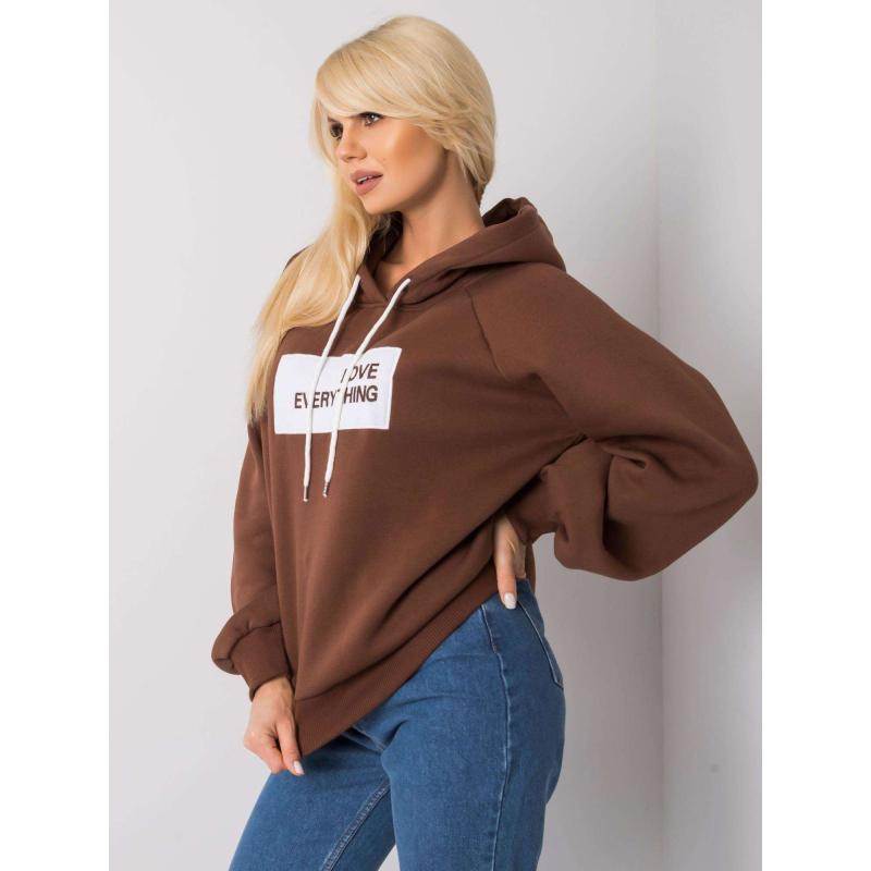 Női szigetelt pulóver DINA barna