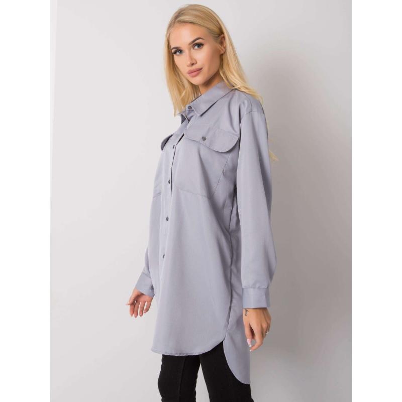 Dámská košile oversize CATHY šedá 