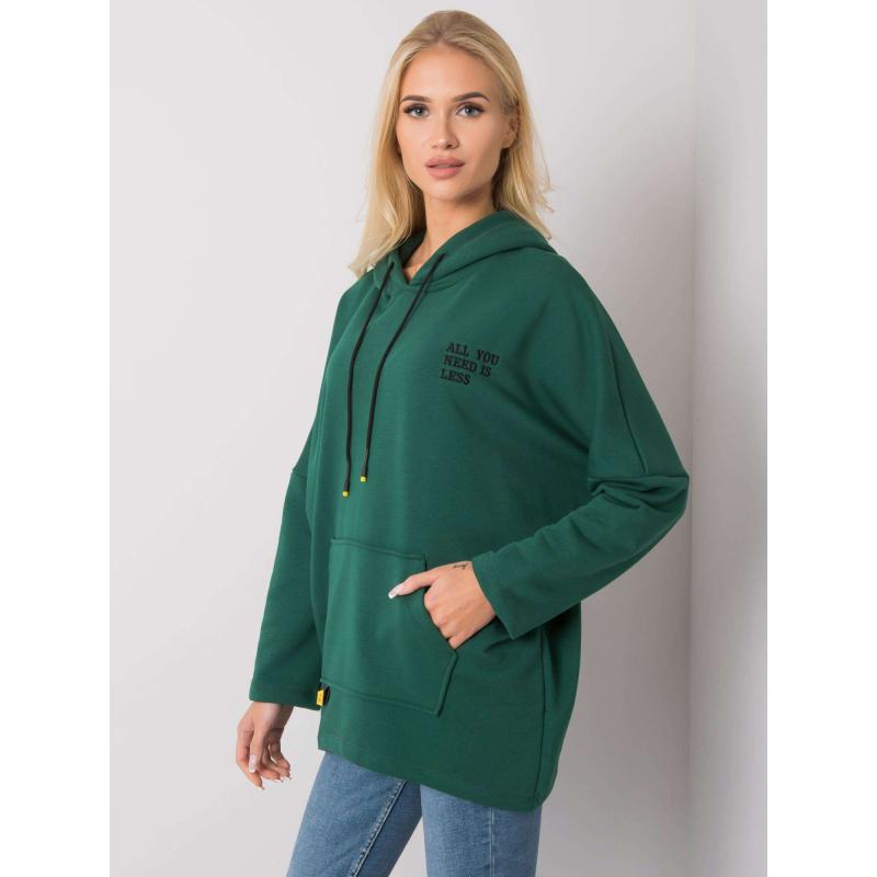 Női pulóver LAYLLA sötétzöld