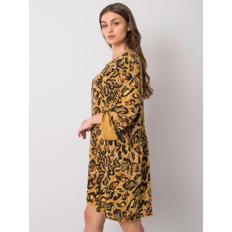 Női ruha EARLENE sárga
