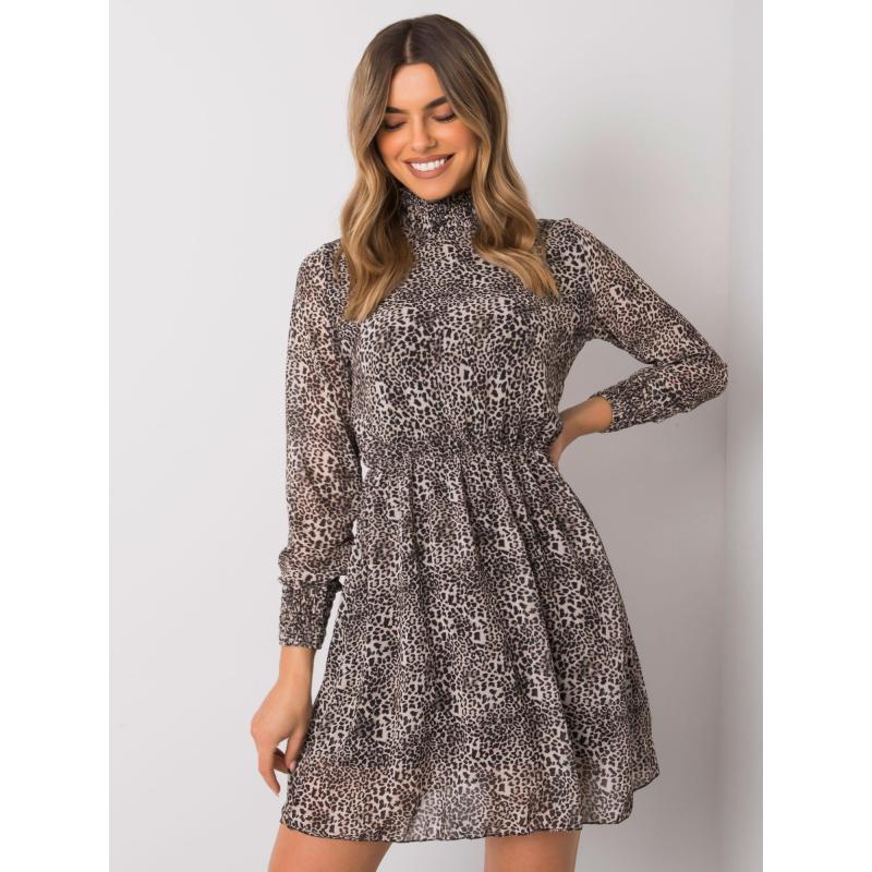 Dámské šaty Jacquie RUE PARIS béžové