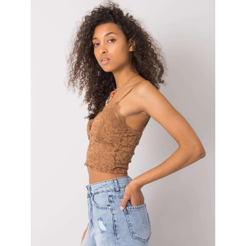 Dámský top Zorinne OCH BELLA hnědá