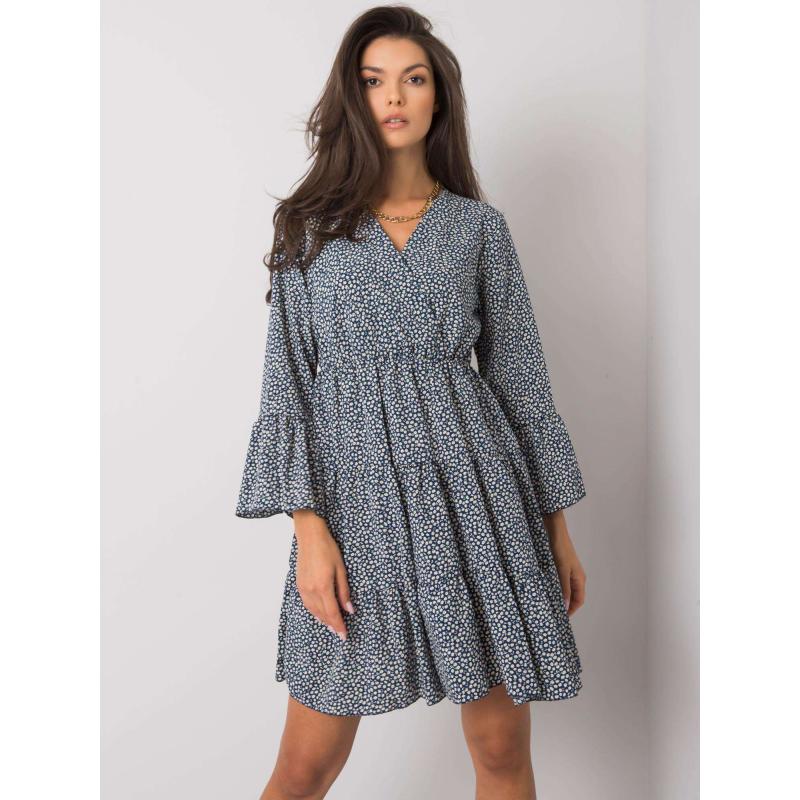 Dámské šaty květinové DALEYZA námořnicky modré  