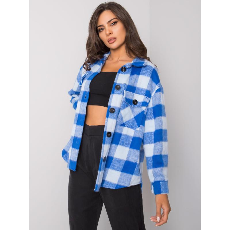 Dámská košile kostkovaná MELANY modrá 