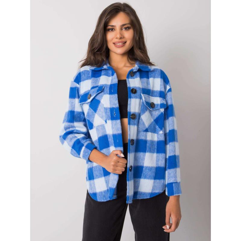 Dámská košile kostkovaná MELANY modrá 