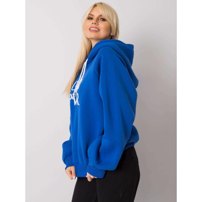 Női kapucnis pulóver DEBBY sötétkék