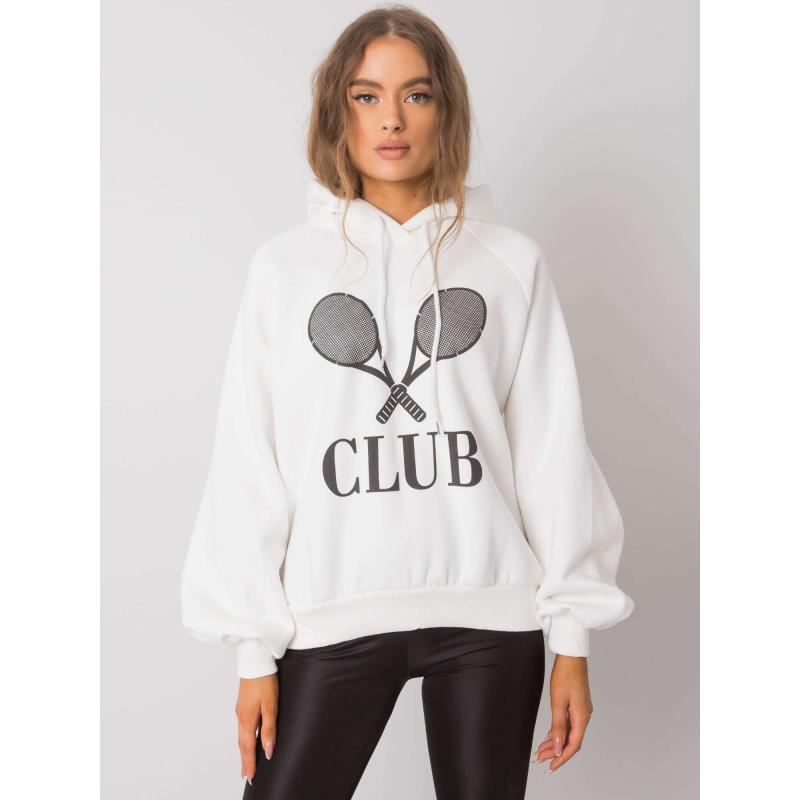 Dámská mikina s kapucí NIKKI bílá 