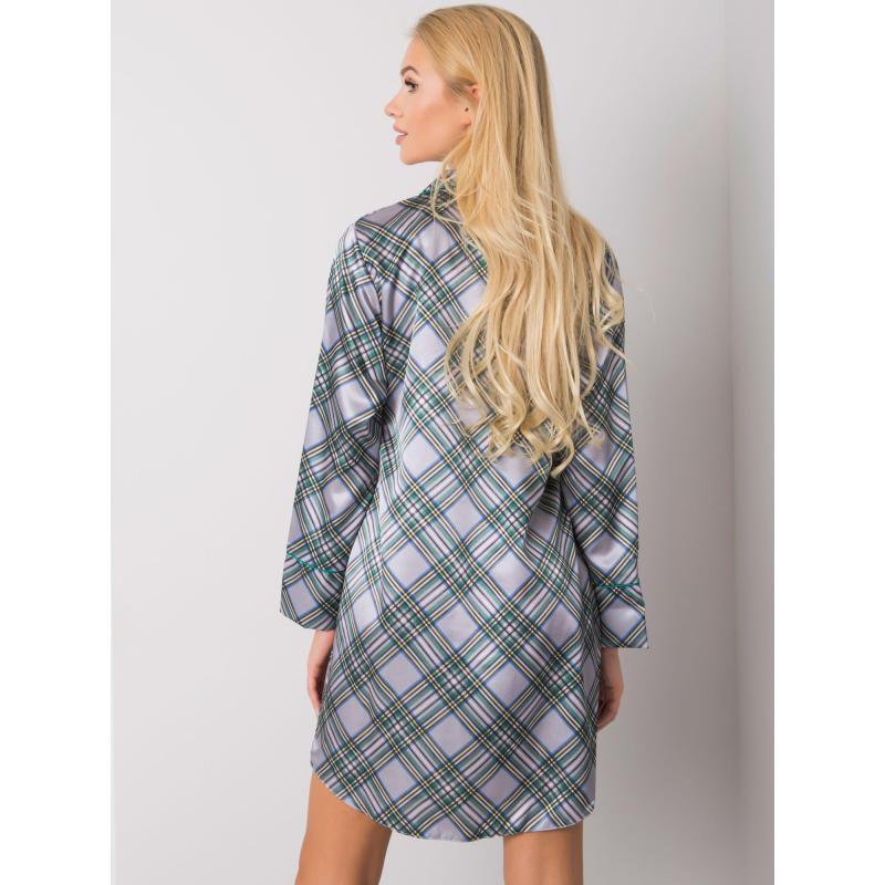 Dámská noční košile s dlouhými rukávy MARIA šedá