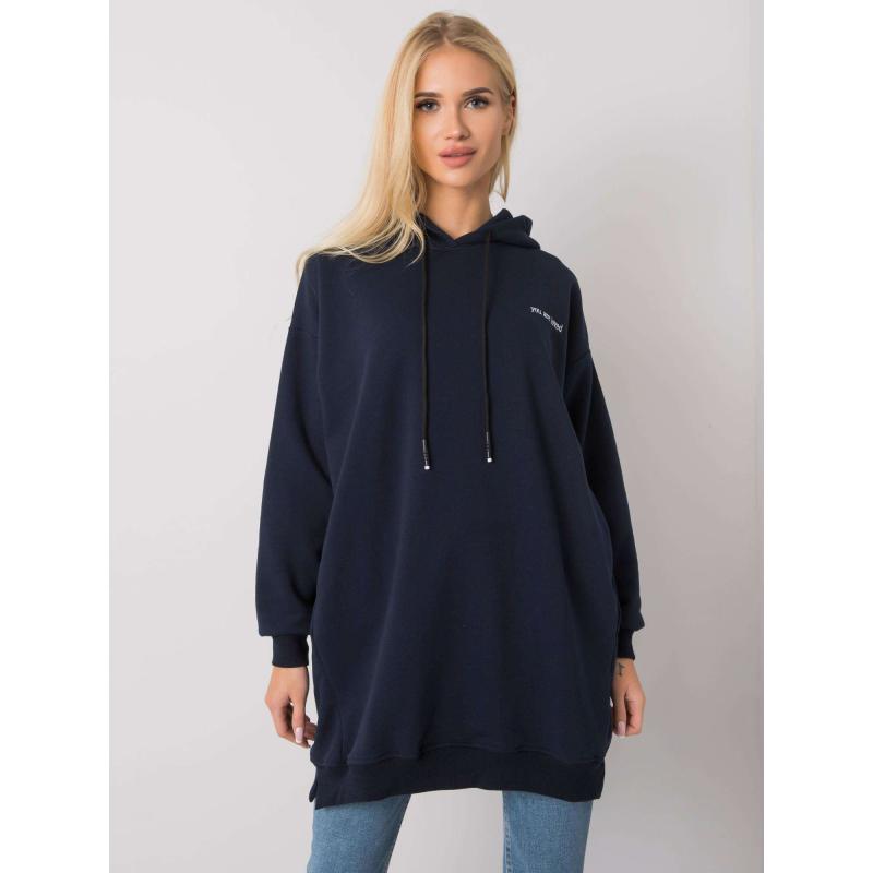 Dámská mikina s kapsami INDIRA námořnická modrá 