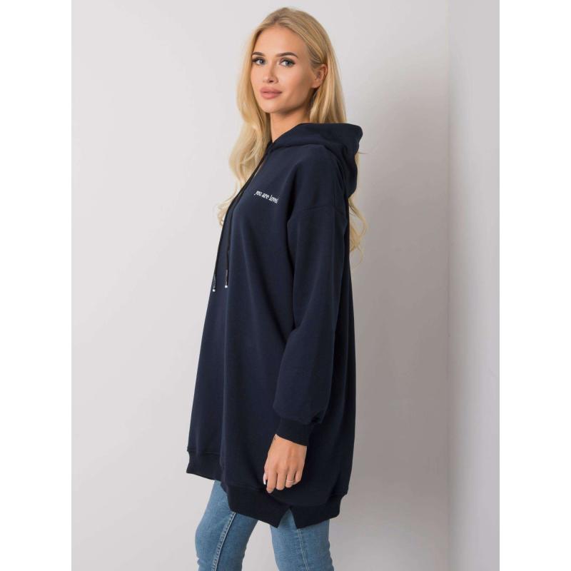 Dámská mikina s kapsami INDIRA námořnická modrá 