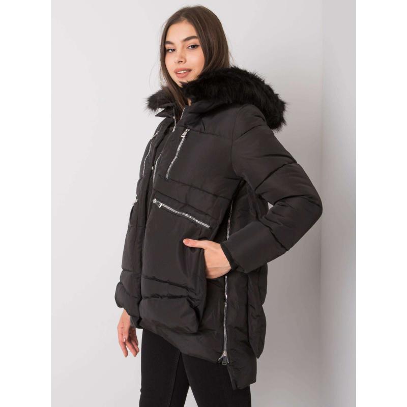 Női téli steppelt kabát ESTHERVILLE fekete