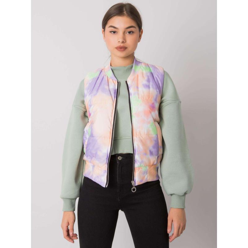 Dámská vesta prošívaná WESTSPORT oranžovo-fialová 