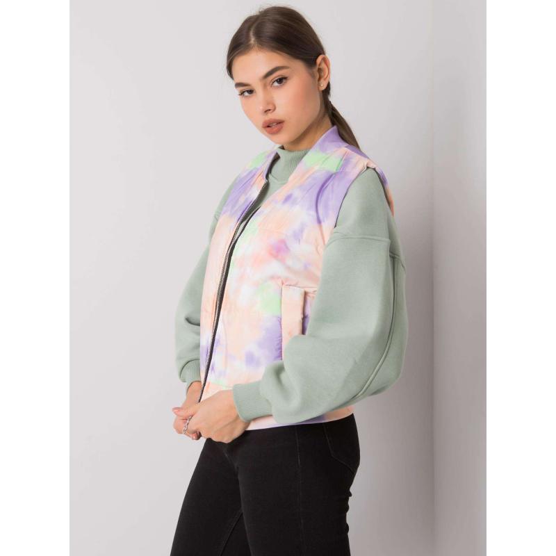 Dámská vesta prošívaná WESTSPORT oranžovo-fialová 