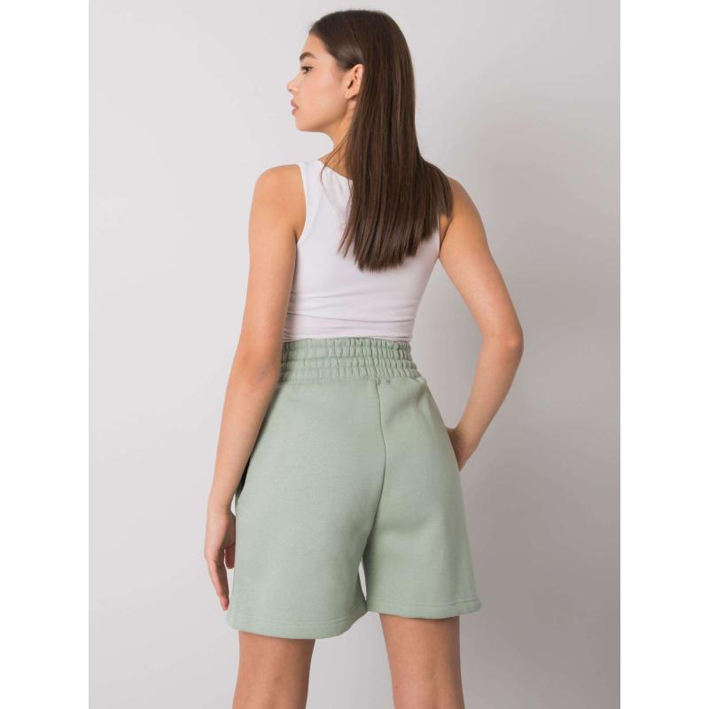 Dámské teplákové šortky LARIANNA pistáciové