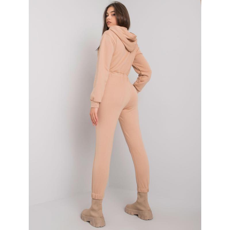 Női kapucnis overall ELWOOD barna