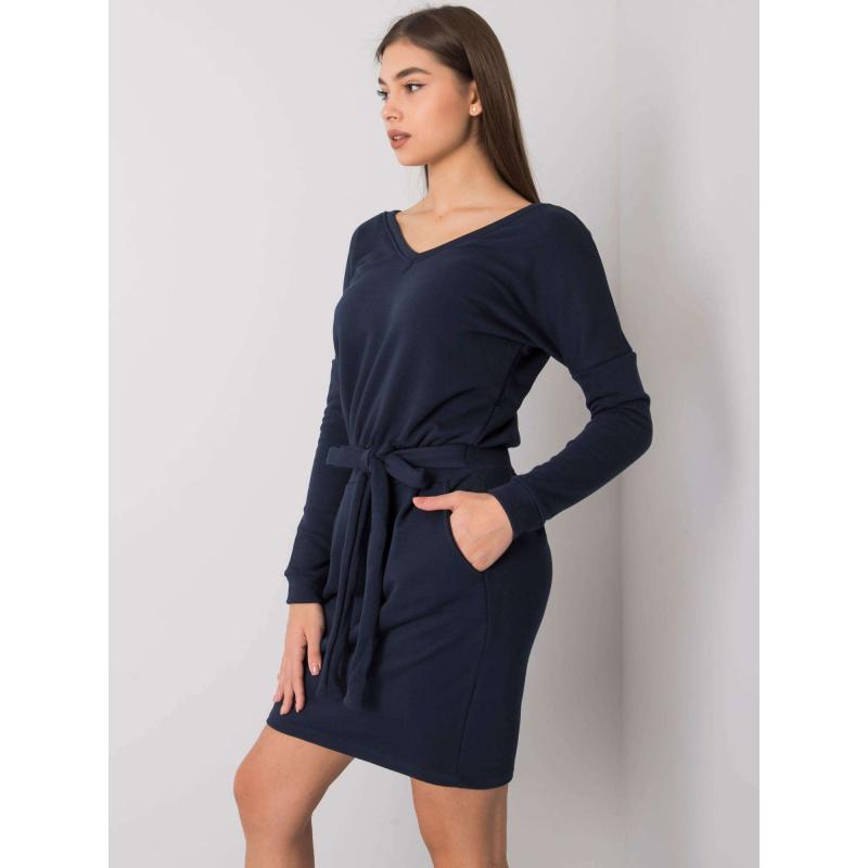 Női Kloe RUE PARIS ruha sötétkék