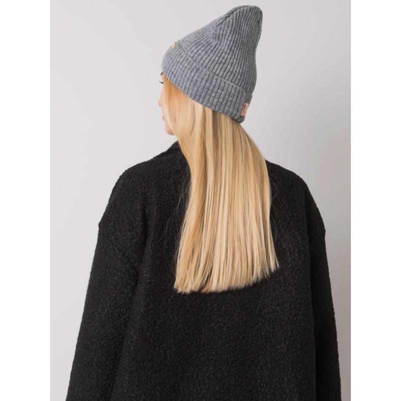 Dámská čepice RUE PARIS tmavě šedá  