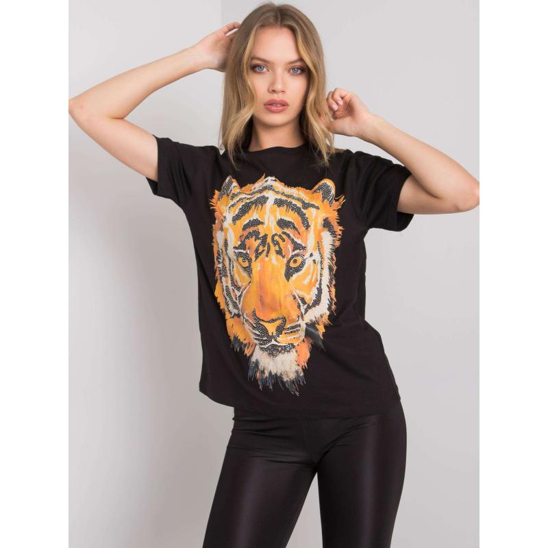 Dámské tričko TIGER černé 