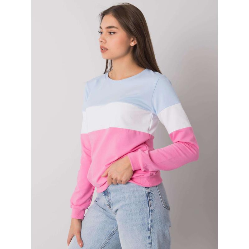 Dámska mikina Larice RUE PARIS modro-ružová