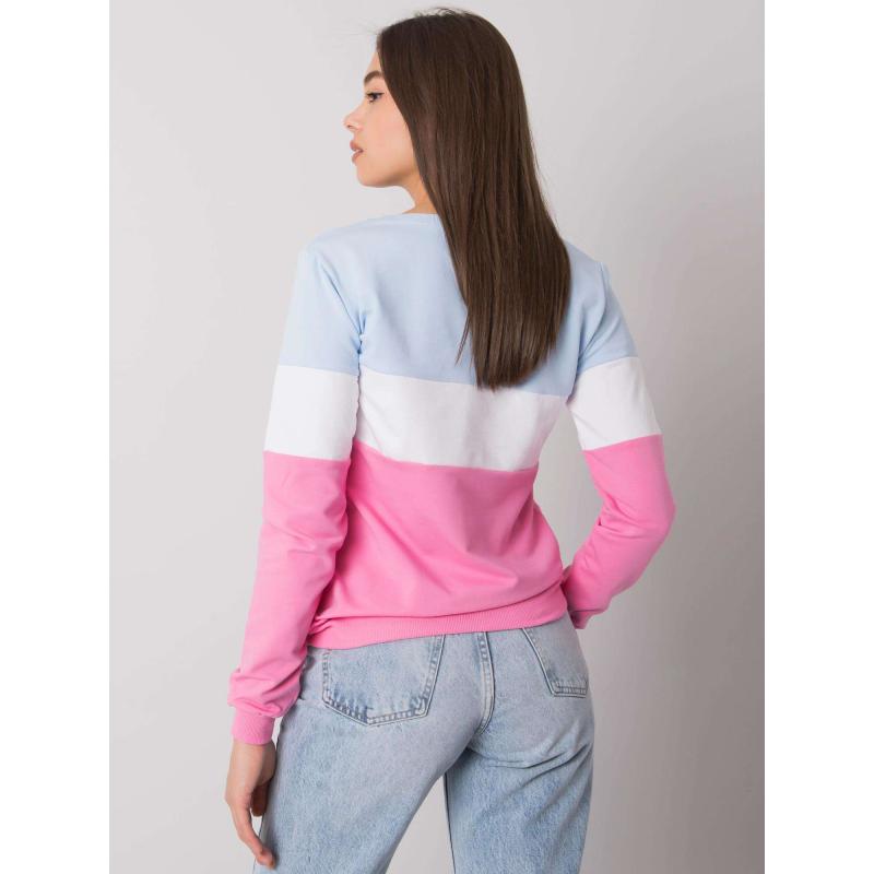 Dámska mikina Larice RUE PARIS modro-ružová