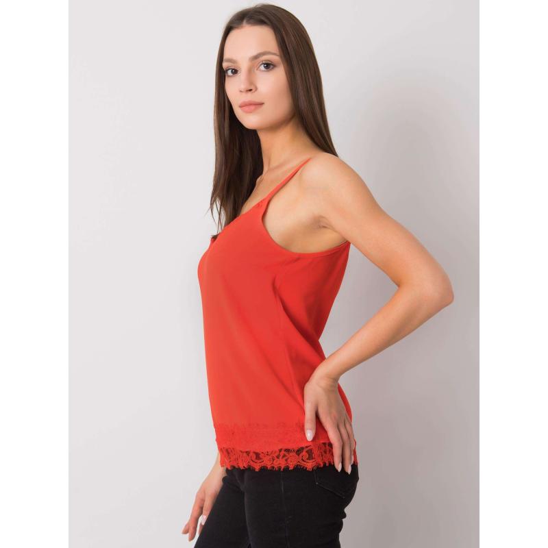 Női csipke felső LEYLA piros