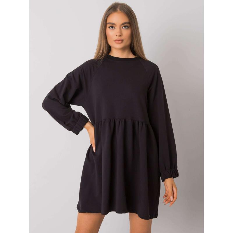 Dámské šaty s dlouhým rukávem BELLEVUE černé 