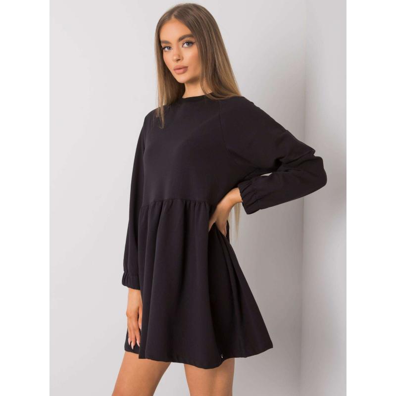 Dámské šaty s dlouhým rukávem BELLEVUE černé 