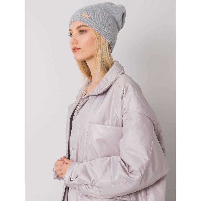 Dámská čepice RUE PARIS šedá 