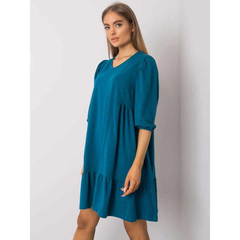 Női YELDA ruha tengerészkék