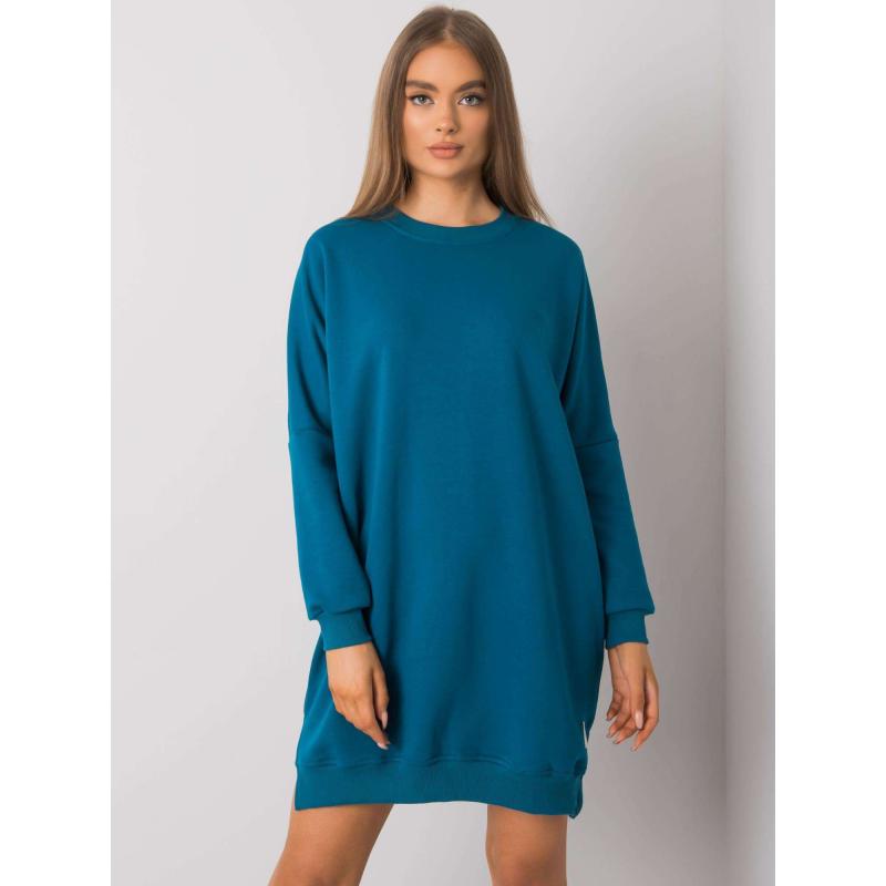 Dámske šaty s dlhým rukávom Odile RUE PARIS navy blue