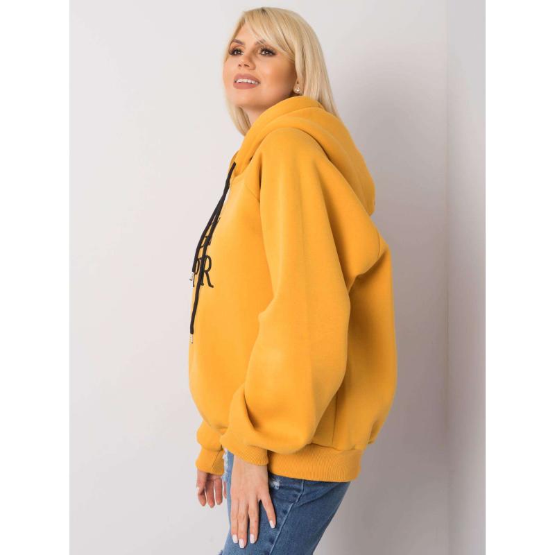 Női hőszigetelt kapucnis DEBBY sötét sárga