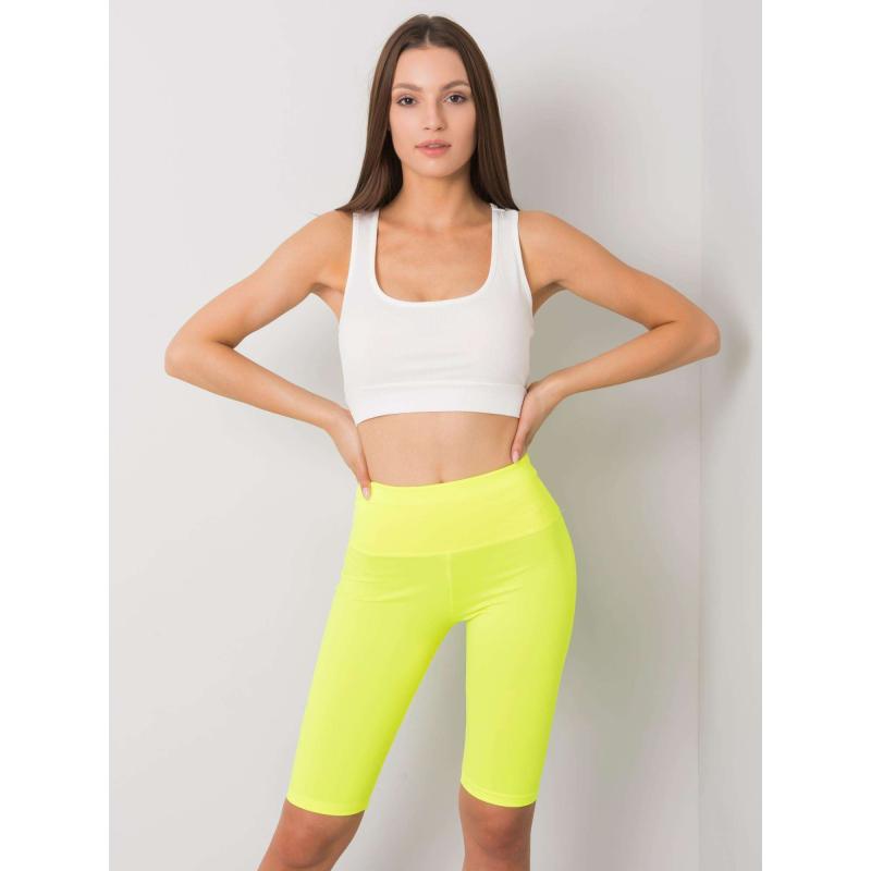 Fluo sárga Serena kerékpáros rövidnadrág