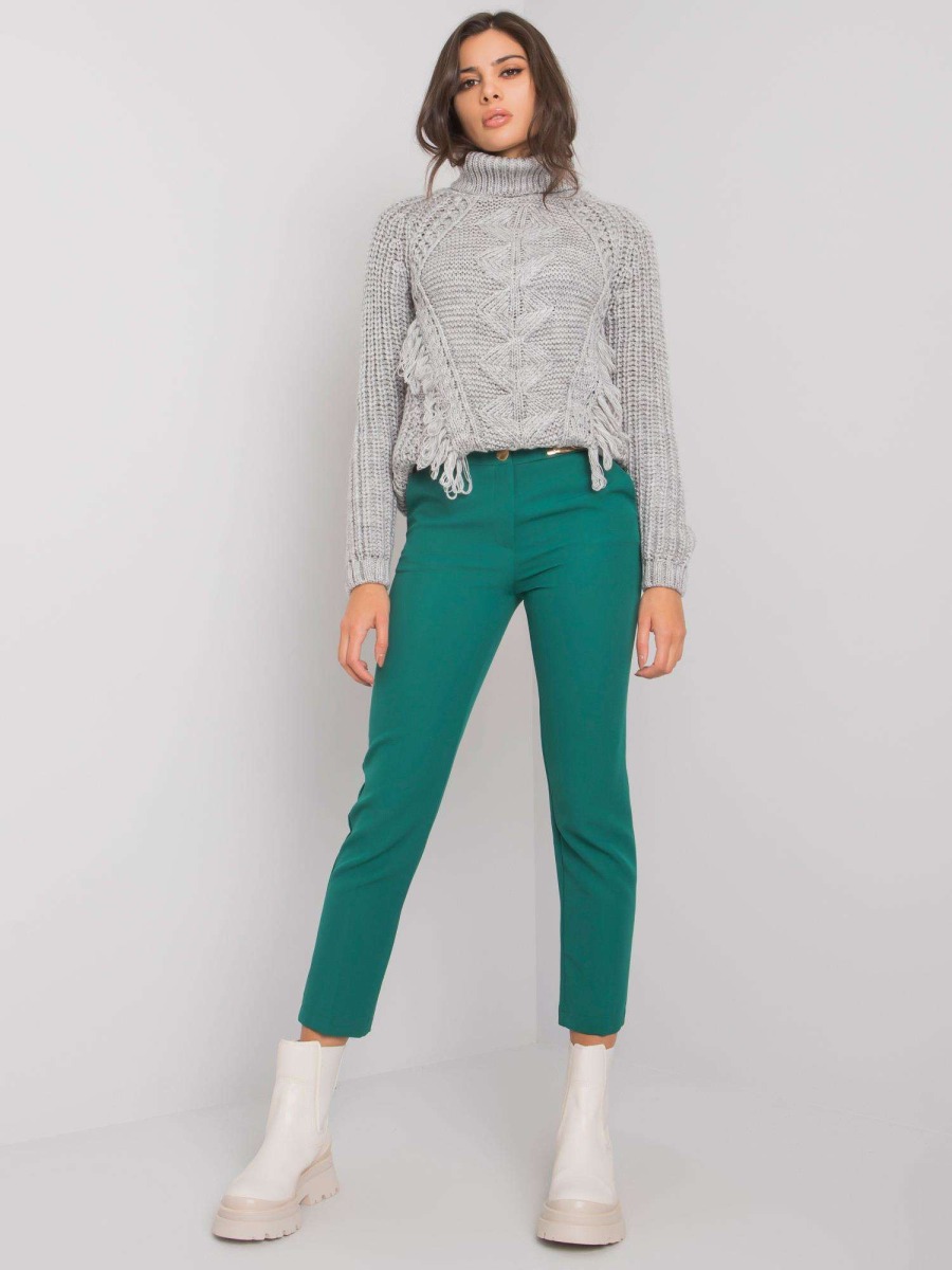 Dámske elegantné nohavice BEVERLEY green