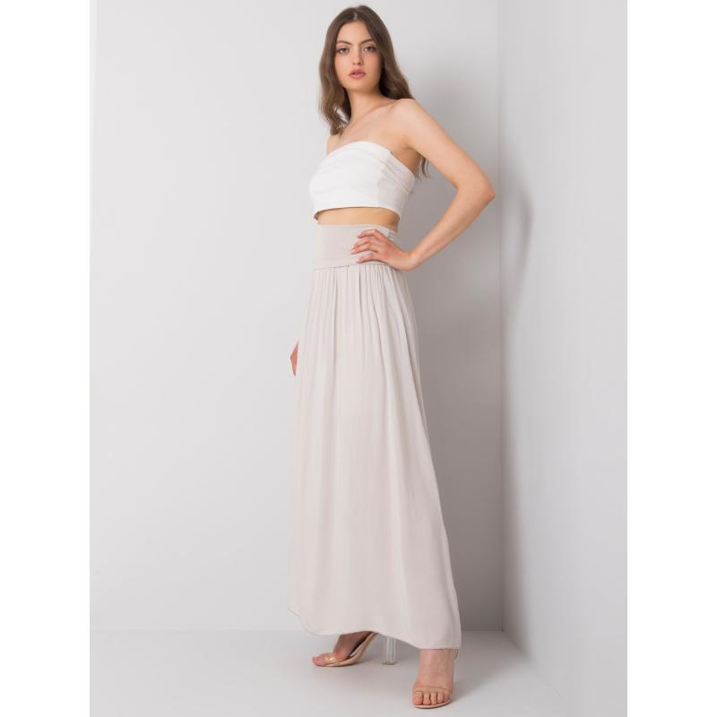 Dámská sukně Clarence maxi OCH BELLA béžová 
