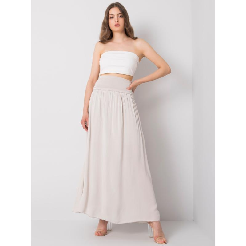 Dámská sukně Clarence maxi OCH BELLA béžová 