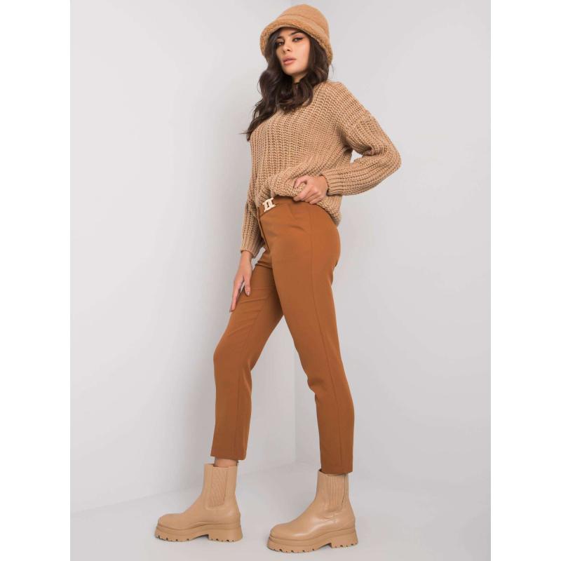 Dámske nohavice BEVERLY svetlohnedé