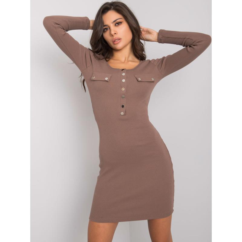 Dámske šaty Delaware RUE PARIS hnedé