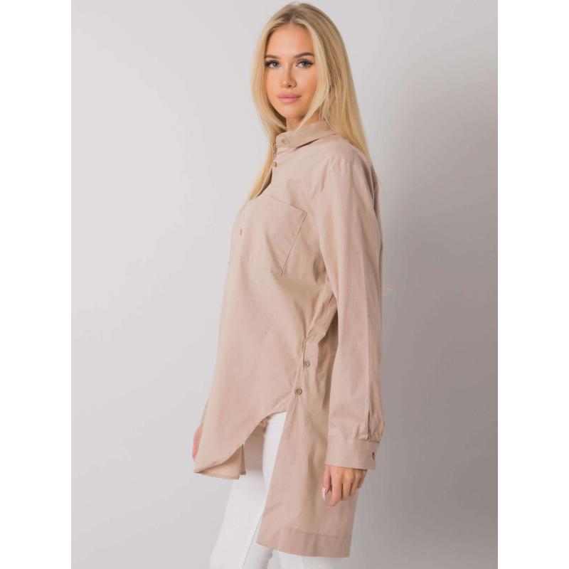 Dámská košile s rozparky AMERSHAM béžová 