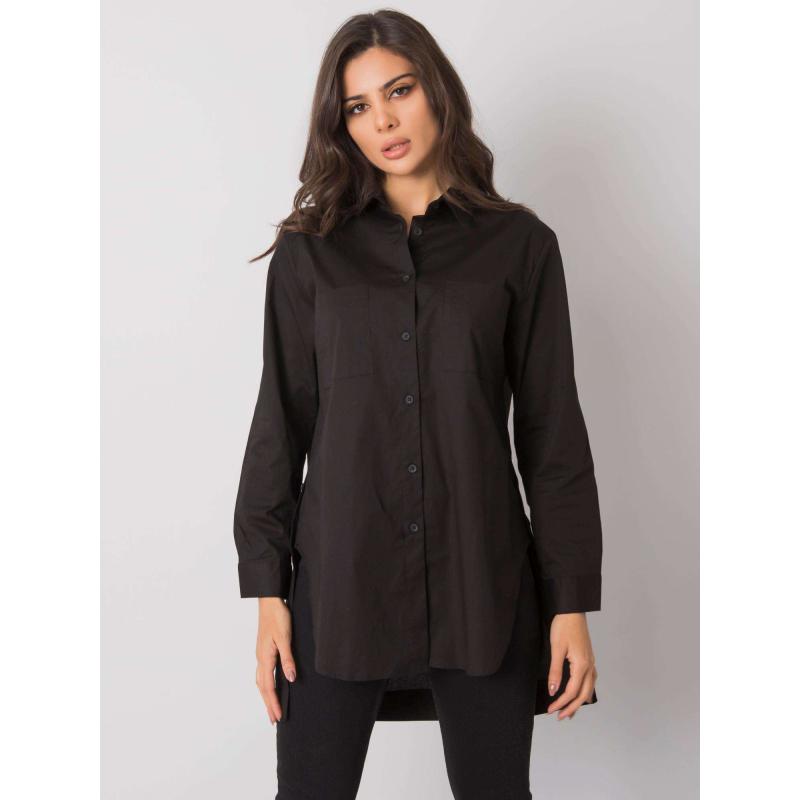 Női ing AMERSHAM fekete, hasított résszel