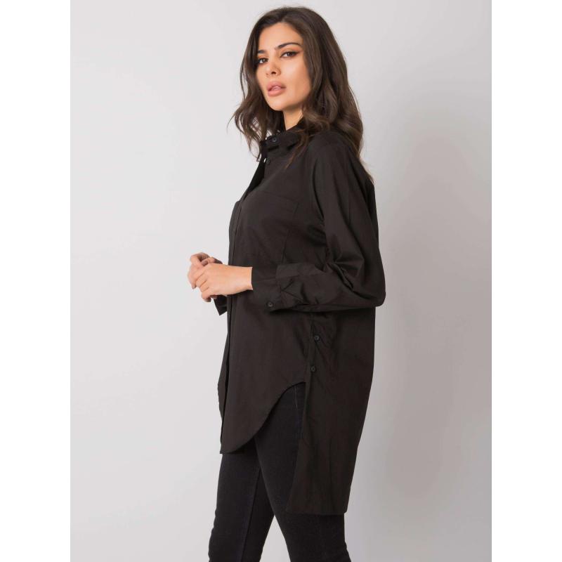 Női ing AMERSHAM fekete, hasított résszel