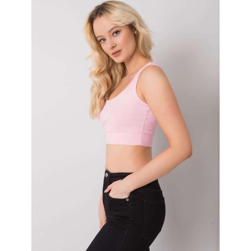 Dámský top Lily RUE PARIS světle růžový 