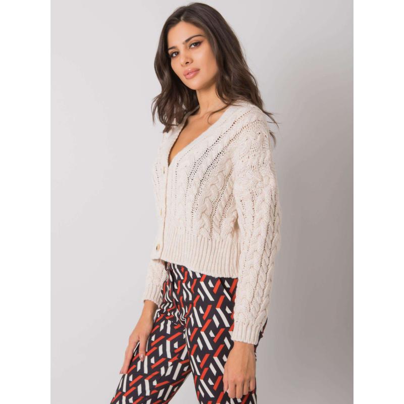 Dámsky kockovaný sveter Avezzano SUBLEVEL béžový