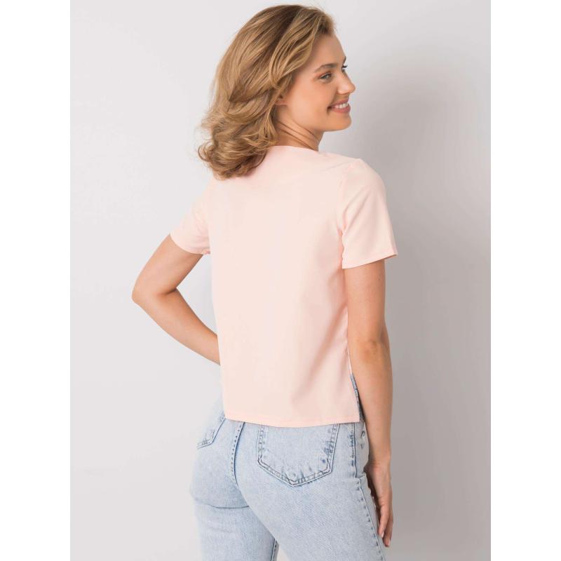 Dámska blúzka s čipkou ZAHRA modrá