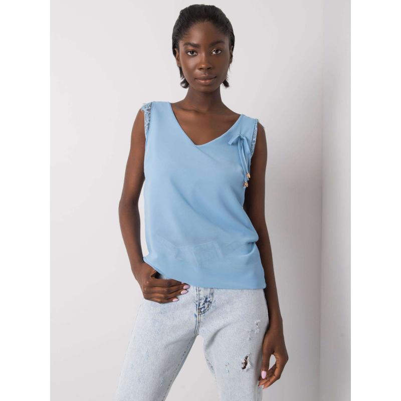 Dámsky čipkovaný top SAPPHIRE blue