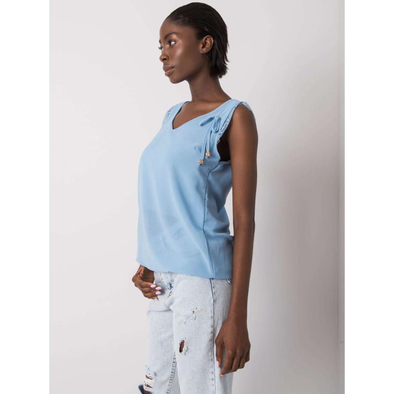 Dámsky čipkovaný top SAPPHIRE blue