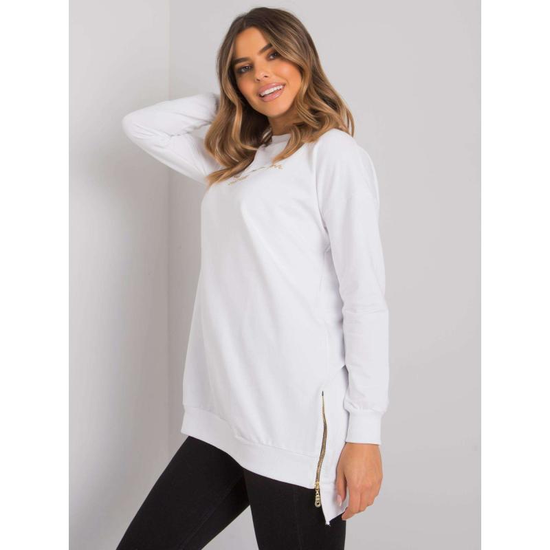 Dámská tunika s nápisem Bradenton RUE PARIS bílá 